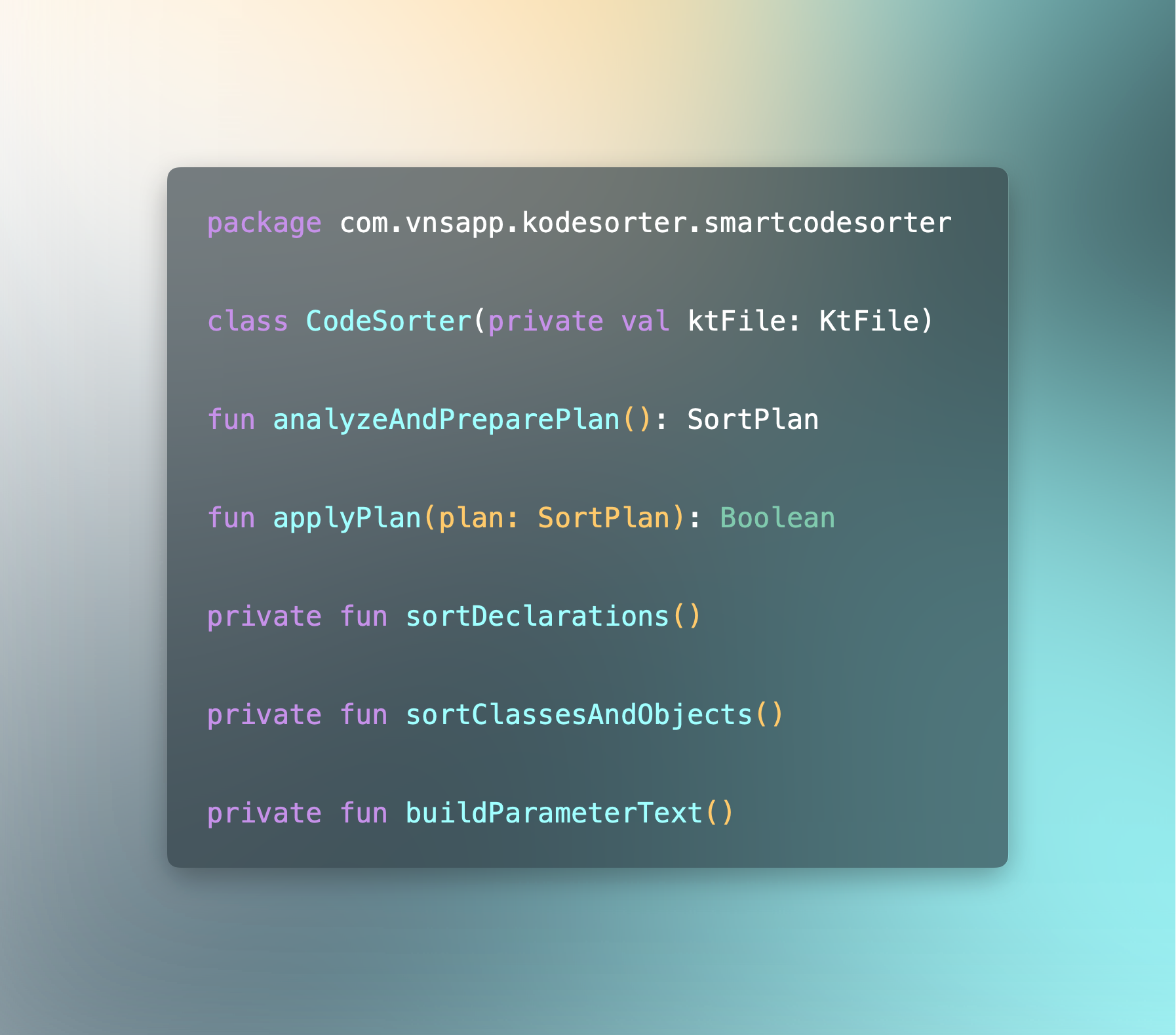 SmartCodeSorter